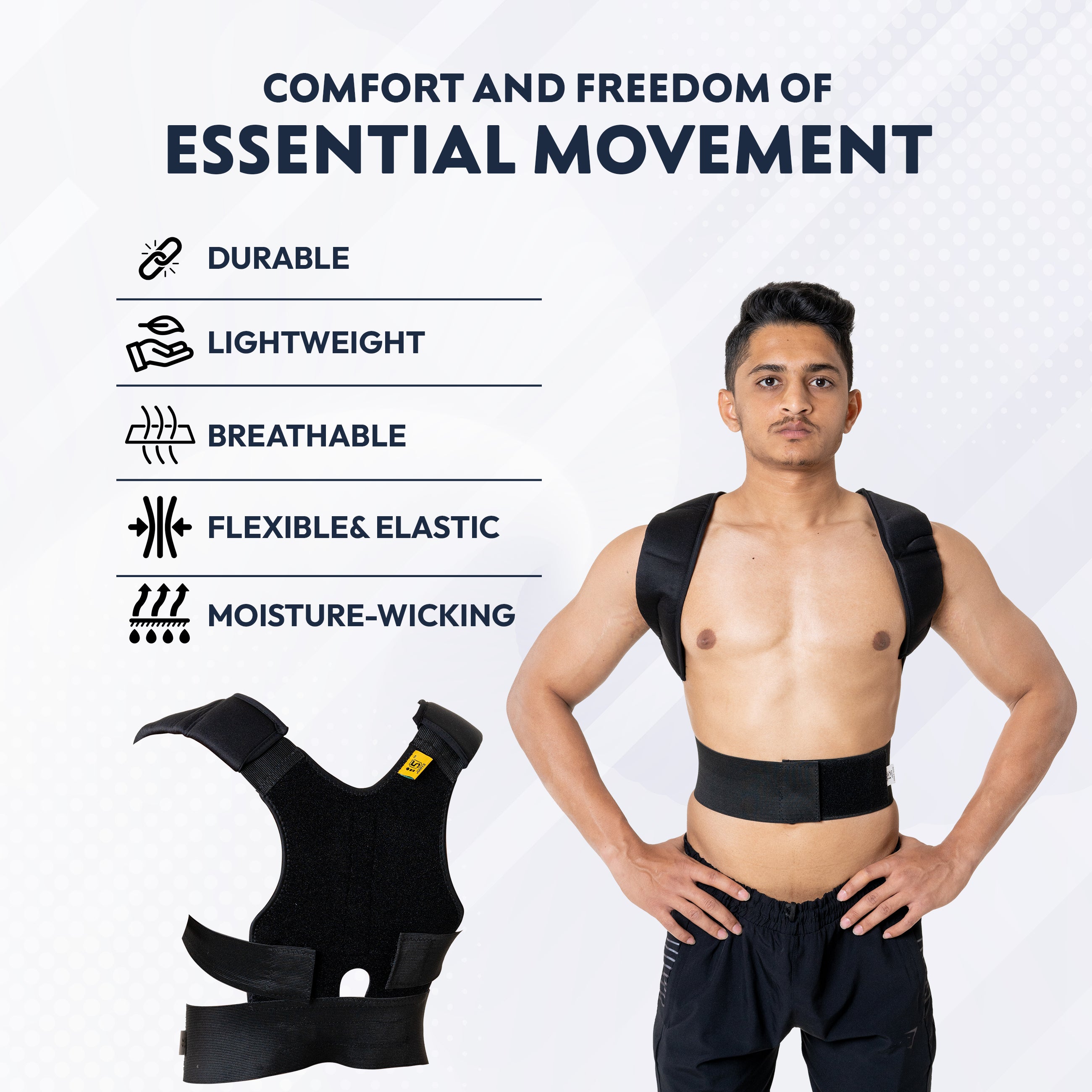 I5Joints-Posture support Belt(Premium Back Brace With Magnetic Support At Back | Posture Corrector Therapy Shoulder Belt For Lower And Upper Back Posture Corrector For Men And Women) I5Joints-Posture support Belt(Premium Back Brace With Magnetic Support At Back | Posture Corrector Therapy Shoulder Belt For Lower And Upper Back Posture Corrector For Men And Women)